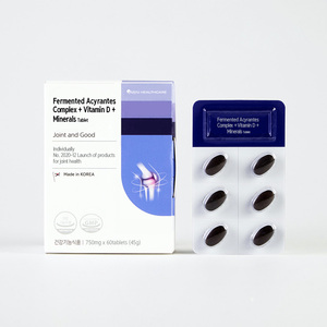 Tableta de complejo de raíz de Achyranthes fermentada de primera calidad con vitamina D y minerales que mejora la protección de las articulaciones y la salud ósea - Product Image 2