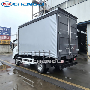 Camion à rideaux souples Isuzu avec bâche en PVC, caisse à rideaux latéraux de 24 m³ pour la logistique portuaire - Product Image 6