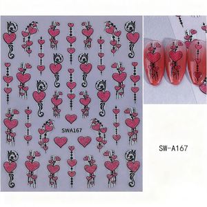 Adhesivos Decorativos para Uñas con Diseño de Corazón Dorado Brillante para el Día de San Valentín, Lazo, Flecha, Luna, Líneas, Estilo Y2K - Product Image 6