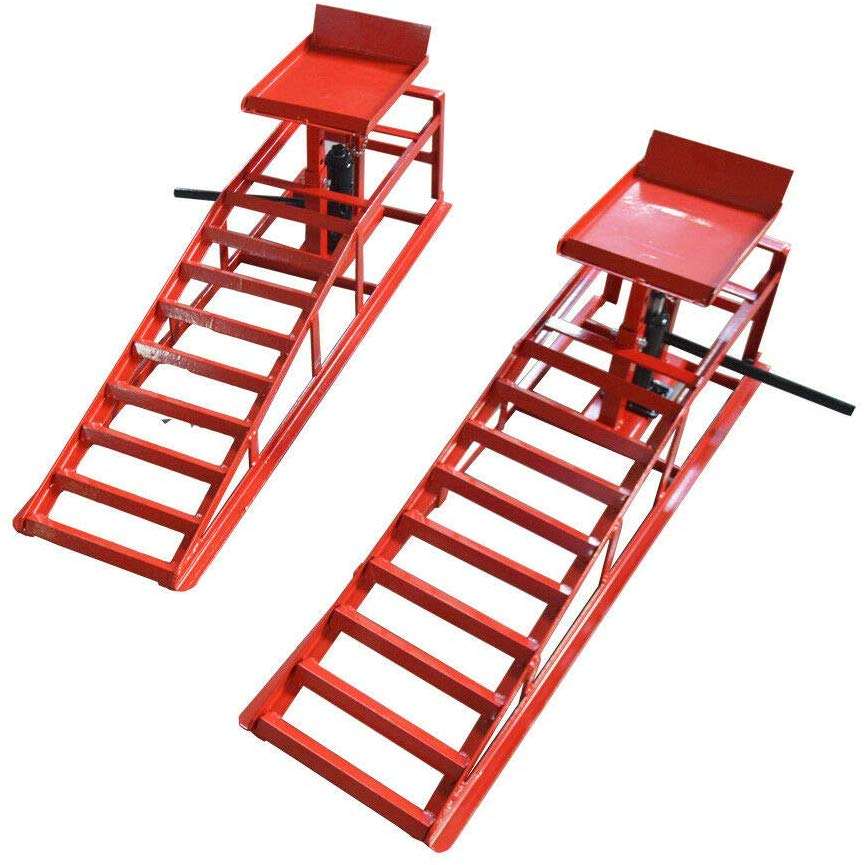 Hydraulic Car Lifting Ramps - 2T Vehicle Lifts for Auto Repair