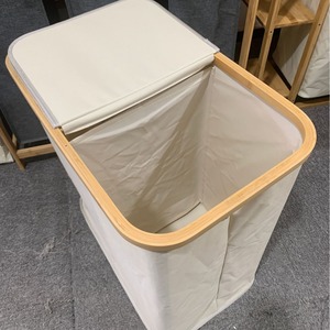 <b>Foldable</b> Laundry <b>Basket</b> Rectangle 600D Oxford Cloth Space Saving Storage Box For Wardrobe Clothing Organizer Home Use - Product Image 3
