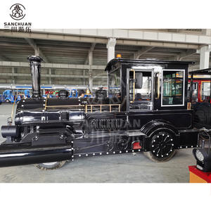 قطار سياحي ديزل عالي الجودة للترفيه في الحدائق الترفيهية للأطفال والكبار - Product Image 3