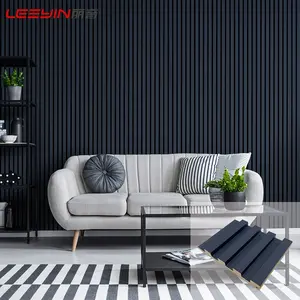 Decorative Wall Panels Colour Fluted Wall Panel Interior PVC Ceiling Grille Wood Panels