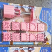 Moule à pâtisserie 3D manuel en gros pour la fabrication de gâteaux de lune, outils de cuisson de desserts, emporte-pièces pour biscuits