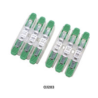 Adaptateur de borne à sertir à passage direct en cuivre série OJ-28, 1 broche, 3 broches, pour éclairage LED, connecteur de câble PC rapide