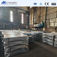 Palettes en acier anti-corrosion MEYSHER pour machine à fabriquer des blocs emboîtables, briques en béton, haute qualité, garantie 15 ans