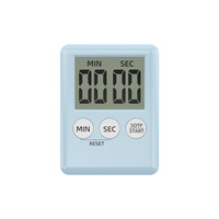 Timer Dapur Digital LCD Magnetik SYH1226 Mini LED Praktis, Jam Alarm Memasak, Timer Dapur Berdiri Sendiri