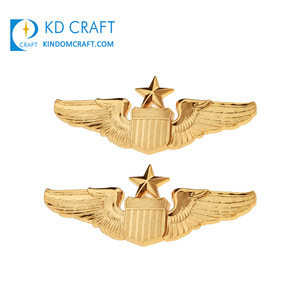 Ücretsiz örnek ucuz özelleştirilmiş metal yenilik hatıra kanat rozeti özel havacılık yaka pin giysi için - Product Image 4