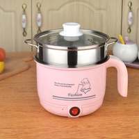 Casserole électrique multifonctionnelle de style américain en acier inoxydable, écologique, pour la maison, avec couvercle