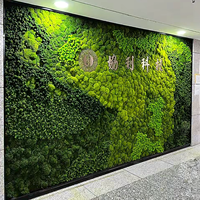 Art mural en mousse naturelle préservée carrée personnalisée pour les décorations de Noël de la Saint-Valentin