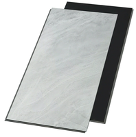 Planches de sol en vinyle SPC 4 mm imperméables et antidérapantes pour intérieur, avec installation par système de clic, aspect bois, lames larges