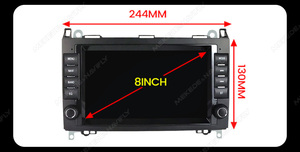 MEKEDE Android 14 Écran IPS pour voiture 8 cœurs 8+256G Car-play Navigation GPS automatique Lecteur audio radio DVD pour voiture pour Benz B200 8 pouces - Product Image 4