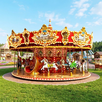 Manège de luxe à 24 places, style européen, pour fêtes foraines et carnavals