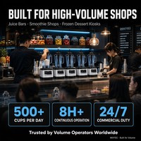 Produsen Blender Komersial OEM/ODM Mencari Distributor -- MOQ 300+ Set, Branding Kustom Tersedia MIXTEC