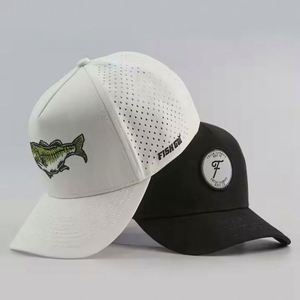Casquette de baseball flottante HS41 en maille polyester/coton avec logo personnalisé, imperméable et performante pour le cyclisme et les activités de plein air - Product Image 3