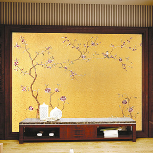Ke Hong The Golden Emperor – Revêtement mural brodé personnalisé à motif panoramique pour décoration intérieure et fond de télévision - Product Image 2