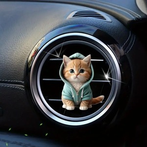 Accesorios para el Interior del Automóvil, Regalo de Navidad, Decoración Encantadora, Mini Perfume Árabe, Girasol, Sudadera con Capucha para Perro, Ambientador para Automóvil con Forma de Gato - Product Image 4