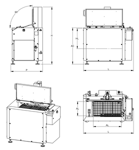 Machine ultrasonique électrique industrielle de nettoyage d'eau chaude de pièces de série de K de vente chaude pour dégraisser 16 kilowatts - Product Image 2