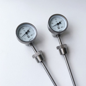 Termómetro Industrial de Carátula Axial de Acero Inoxidable Serie WSS de Haichen, OEM IP65 -80~600 - Product Image 4
