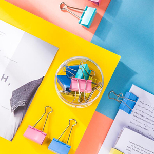 Thương mại đầy màu sắc dài đuôi clip nhỏ tươi dovetail Clip 32mm 25mm 19mm tay tài khoản Clip - Product Image 3