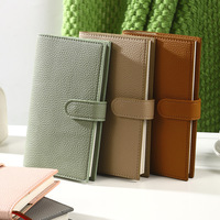 Agenda créatif DIY pour la planification des rendez-vous, carnet de travail efficace, organiseur minimaliste portable A6, petit carnet avec couverture en simili cuir