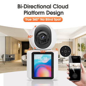 C-Hai-Cuộc Gọi <span class=keywords><strong>Video</strong></span> Thông Minh Gọi Máy Ảnh Trong Nhà Đầy Đủ Màu Sắc Màn Hình Bé 2MP Wifi Con Người Theo Dõi Thẻ <span class=keywords><strong>Sim</strong></span> <span class=keywords><strong>Camera</strong></span> CCTV - Product Image 5