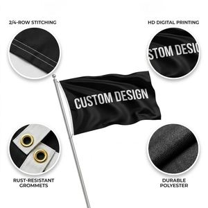 Bandera de Golf Personalizada de Poliéster, Doble Cara, Bandera Personalizada para Hoyos de Golf - Product Image 2