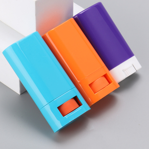 Sinh Thái Thân Thiện Với 15Ml Twist up Rỗng Nhựa Kem Chống Nắng Stick Refillable 15G 20G PP Hình Bầu Dục Khử Mùi Stick <span class=keywords><strong>Container</strong></span> - Product Image 3