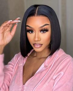 Perruque coupe courte lisse façon Pixie, faux locs, lace hd, pre-plucked, sans perte de cheveux, pour femmes africaines - Product Image 4