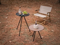 Table de camping rectangulaire pliable en acier carbone avec base croisée – Mobilier d'extérieur au design traditionnel pour fêtes et pique-niques
