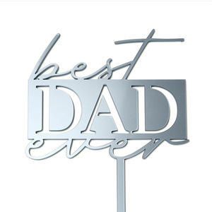 ท็อปเปอร์เค้กอะคริลิค ฮันนี่ แอนด์ สวีทเนส ซุปเปอร์แด๊ด ของตกแต่งวันพ่อ - Product Image 4