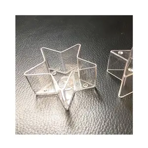 Supplier Online Wholesale Wedding Environmental Five-Star Shape Candle Jar Holder Cup