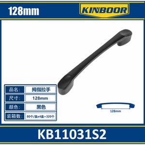 Commercio all'ingrosso fornitore di massa 128mm in lega di zinco nero e rame maniglia maniglia della porta per armadio armadio uso cassetto - Product Image 1