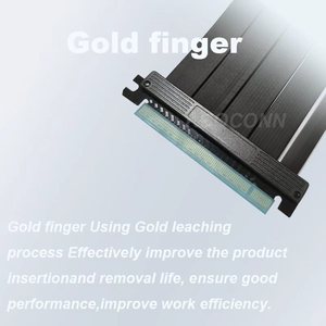 <span class=keywords><strong>สาย</strong></span>ต่อการ์ดจอ <span class=keywords><strong>PCIe</strong></span> <span class=keywords><strong>4.0</strong></span> X16มีความยืดหยุ่นสูงพอร์ต PCI-E แบบกลับด้าน Cable-200mm ต่อการ์ดจอ - Product Image 4