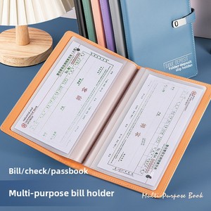 Carpeta <span class=keywords><strong>de</strong></span> Cuero Multifuncional para Recibos Bancarios, Cheques, Talones y Libretas - Product Image 2