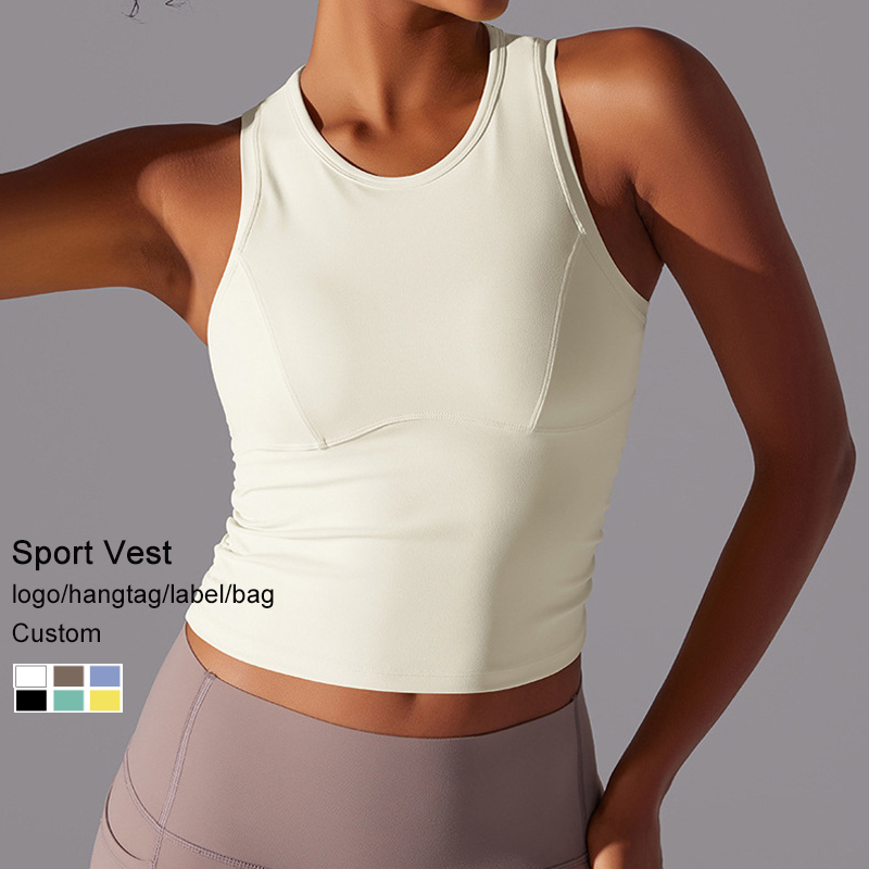 Women's Lightweight Seamless Yoga Crop Top Quick-Drying Tank Vest for Fitness Training Casual Workout Sport Bra Print