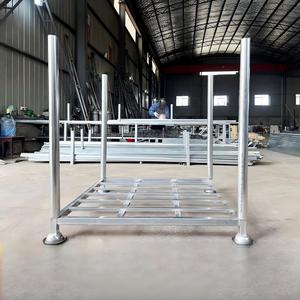 מתקן אחסון צמיגים מפלדת אל-חלד בהתאמה אישית, מתקן אחסון צמיגים מתקפל נייד ממתכת, מערכת מתקני אחסון צמיגים מתקפלים. - Product Image 3