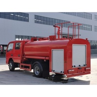 Nouveau camion de pompiers à mousse Dongfeng double cabine 4x2 diesel, véhicule de secours d'urgence, 3000L