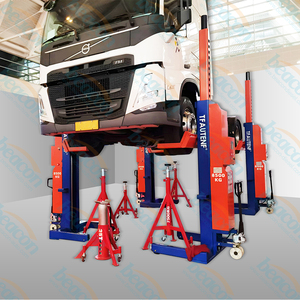 Elevador de Columnas Móvil BC-4085 de 8500KG, Elevador Eléctrico Hidráulico de Cuatro Postes para Camiones Pesados, Autobuses y Vehículos - Product Image 2