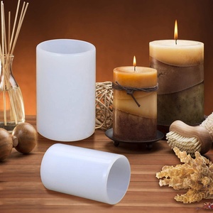 Cetakan lilin silinder untuk pembuatan lilin cetakan silikon pilar untuk sabun Casting Resin - Product Image 4