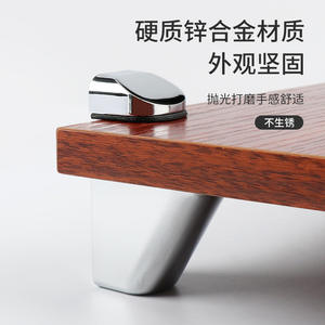 समायोज्य मछली मुंह ग्लास क्लिप के लिए कैबिनेट विभाजन ब्रैकेट और शेल्फ सहायक कवर का समर्थन करता है - Product Image 2