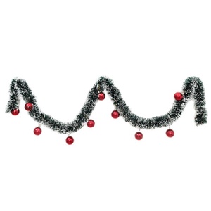 Christmas Tinsel Garland Set with <b>Lights</b> Christmas Balls Decorative Ribbon Vine Ornaments Mall <b>Window</b> Decorations - Product Image 5