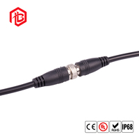 Prise d'alimentation aérospatiale GX12, contact en cuivre 2A/6A, boîtier en nylon pour applications FPC et PCB