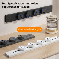 Adaptateur de charge multi-appareils USB Type-C KSQ Industrial avec prises UK/EU/US/FR/Thaïlande/Brésil pour prise de courant de bureau