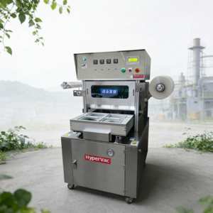 Máquina MAP Semiautomática de Alta Calidad para Envasado en Atmósfera Modificada, Selladora de Bandejas con Función de Inyección de Gas, Acero Inoxidable, 550 kg - Product Image 2