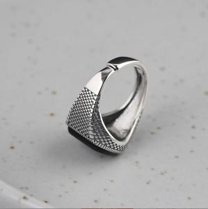 Nuovo Design Anello da Uomo in Argento 925 con Tugra Ottomana Turca, Vendita all'Ingrosso - Product Image 3