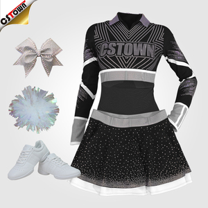 Quyến Rũ Cổ Vũ Đồng Phục Với Thạch Thăng Hoa Cho Phụ Nữ Cạnh Tranh Trang Phục Trang Phục - Product Image 2