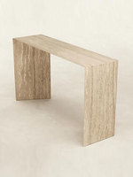 Salon Ultra-étroit Mur Moderne Console Table Couloir Simple Américain Minimaliste Marbre Entrée Lumière De Luxe Table