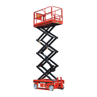 Nouvelle plateforme élévatrice à ciseaux électrique hydraulique mobile de conception flexible, fabriquée en Chine, capacité 1 tonne, usage commercial, câble de levage ABS