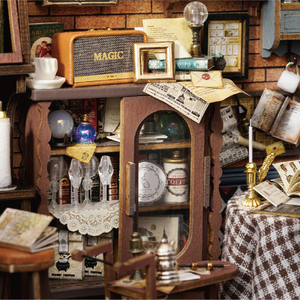CUTEROOM Maison de poupée à construire soi-même, café vintage F-041 - Product Image 5